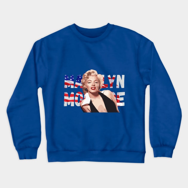 Marilyn Monroe Crewneck Sweatshirt by Olgakunz